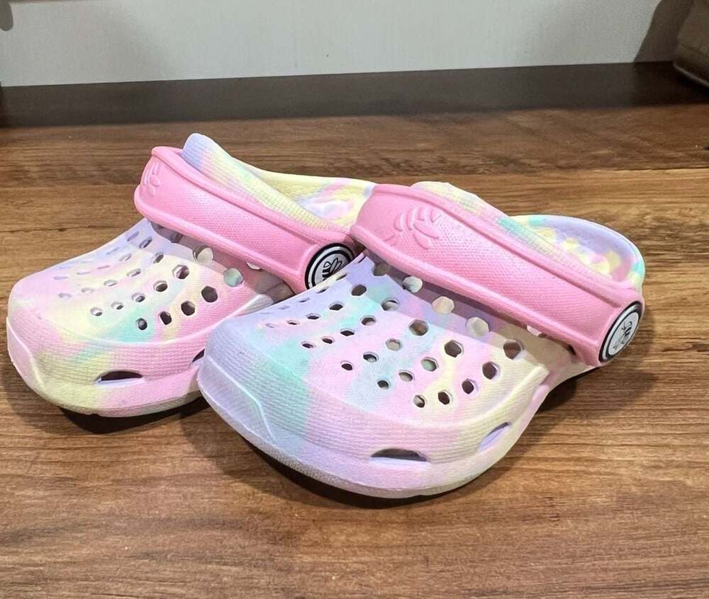 Joybees Kids Active Clog Marbled Pastel Pink